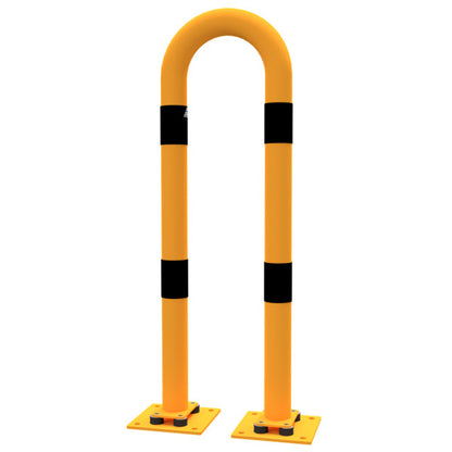 Rammschutzbügel Stahlrohr Ø 76 x 2,6 mm neigbar