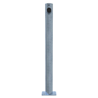 Absperrpfosten Stahlrpohr Ø 76 x 2,6 mm als Türstopper