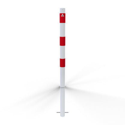 Absperrpfosten als E-Ladesäulenschutz