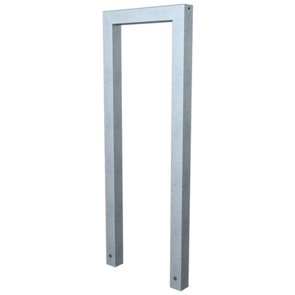 Anlehnbügel aus Stahlrohr Rechteckrohr 60 x 60 mm