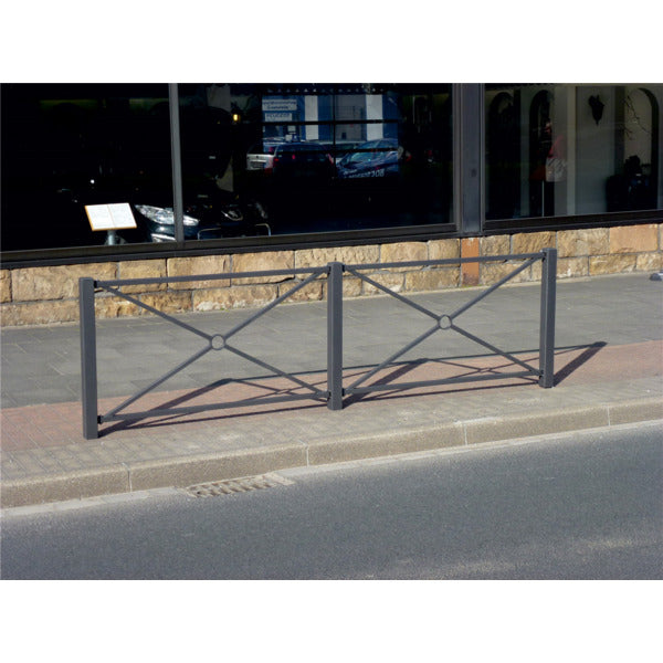 Stadtzaun Pfosten und Zaunelement