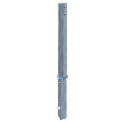 Absperrpfosten Stahlrohr Ø 108 x 2,9 mm herausnehmbar mit Profilzylinder
