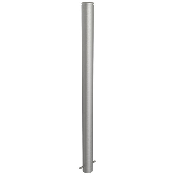 Edelstahlpfosten Ø 76 mm mit Ziernut