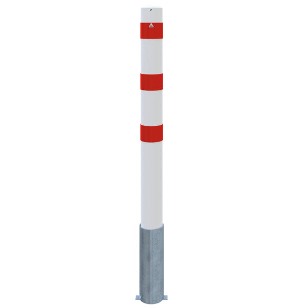 Absperrpoller Stahlrohr Ø 152 x 3,2 mm herausnehmbar ohne Verschluss