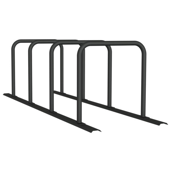Fahrradanlehnbügel Reihenanlage Stahlrohr Ø 48 mm