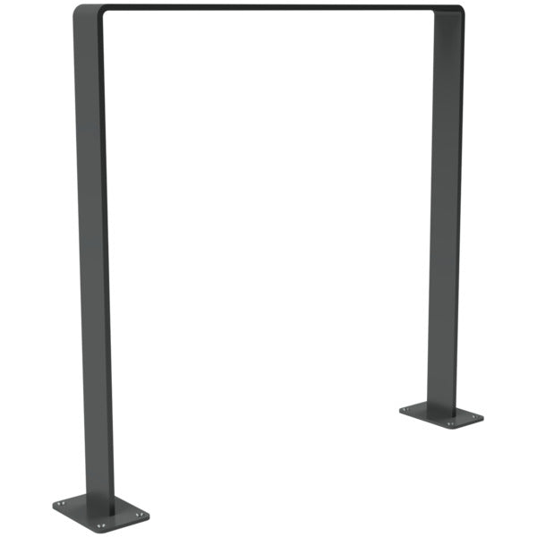 Anlehnbügel aus Flachstahl 70 x 10 mm