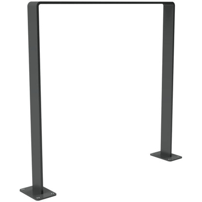Anlehnbügel aus Flachstahl 70 x 10 mm