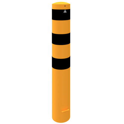 Absperrpoller Stahlrohr Ø 193 x 3,6 mm gelb / schwarz