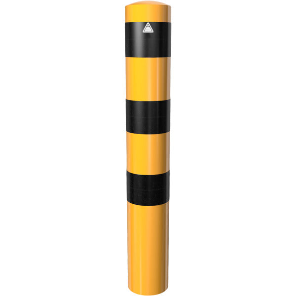 Absperrpoller Stahlrohr Ø 152 x 3,2 mm gelb / schwarz