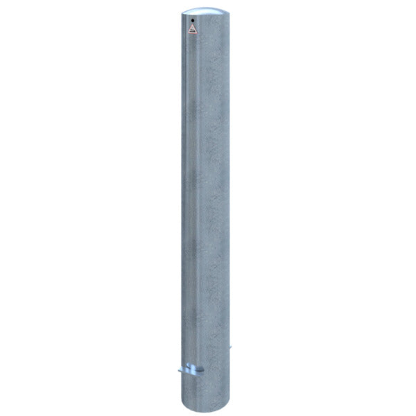 Absperrpoller Stahlrohr Ø 152 x 3,2 mm ortsfest zum Einbetonieren