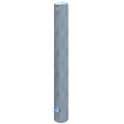 Absperrpoller Stahlrohr Ø 152 x 3,2 mm ortsfest zum Einbetonieren