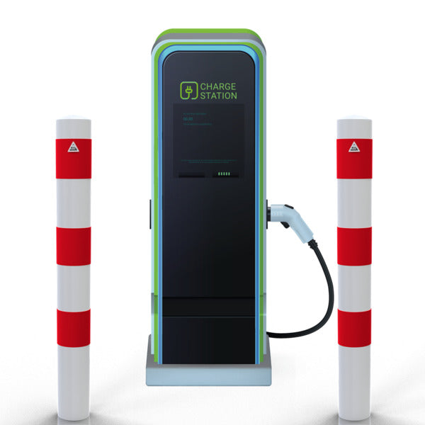 Absperrpoller als E-Ladesäulenschutz