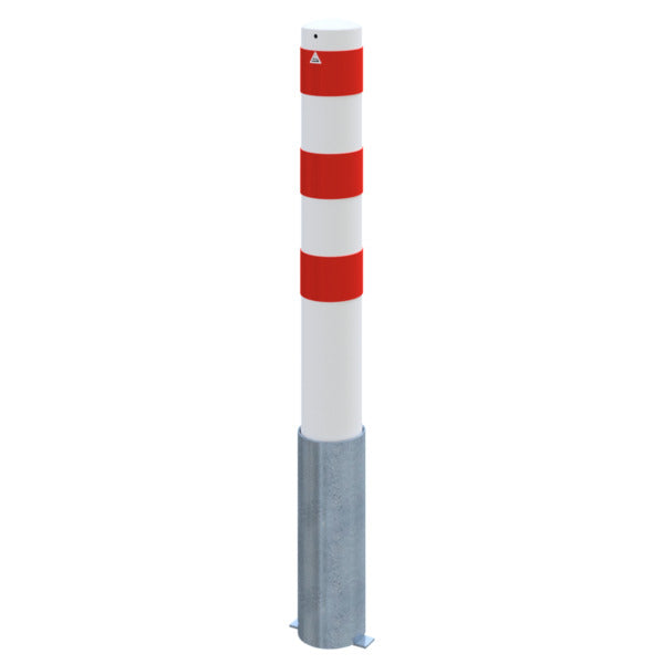 Absperrpoller Stahlrohr Ø 152 x 3,2 mm herausnehmbar ohne Verschluss