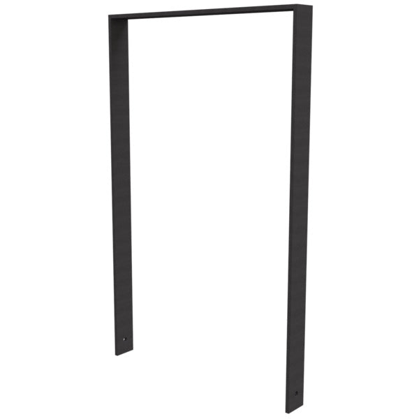 Anlehnbügel aus Flachstahl 80 x 12 mm