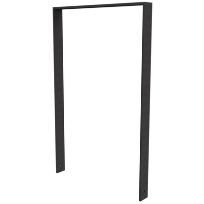 Anlehnbügel aus Flachstahl 80 x 12 mm
