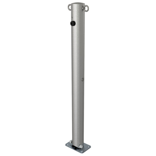 Edelstahlpfosten Ø 76 mm ohne Ziernut