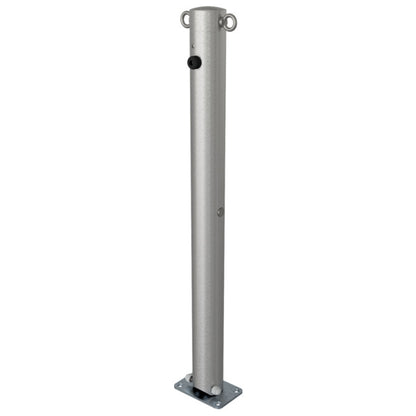 Edelstahlpfosten Ø 76 mm ohne Ziernut