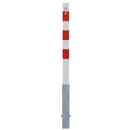 Absperrpfosten 70 x 70 mm herausnehmbar mit Dreikantverschluss