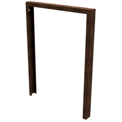 Anlehnbügel aus Cortenstahl 80 x 40 mm