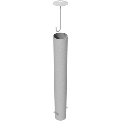 Absperrpoller Stahlrohr Ø 152 x 3,2 mm ortsfest zum Einbetonieren