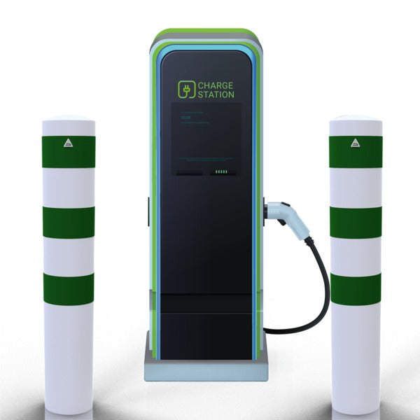 Rammschutzpoller als E-Ladesäulenschutz
