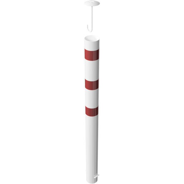 Absperrpoller Stahlrohr Ø 152 x 3,2 mm ortsfest zum Einbetonieren