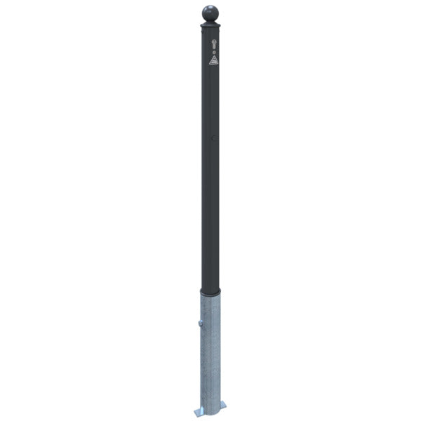 Absperr-Stilpfosten Serie 465B Ø 60 mm