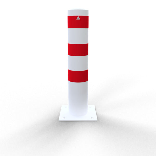 Absperrpoller Stahlrohr Ø 193 x 3,6 mm ortsfest für Dübelbefestigung
