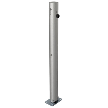 Edelstahlpfosten Ø 76 mm ohne Ziernut