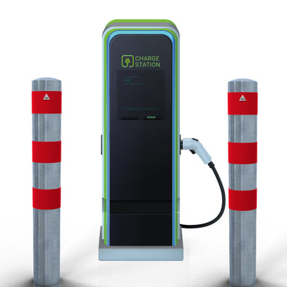 Rammschutzpoller als E-Ladesäulenschutz