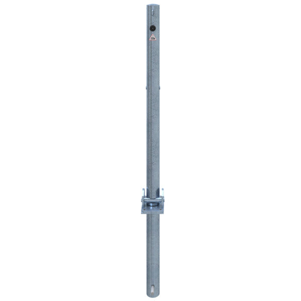 Absperrpfosten Stahlrohr Ø 60 x 2,5 mm umlegbar für Vorhangschloss