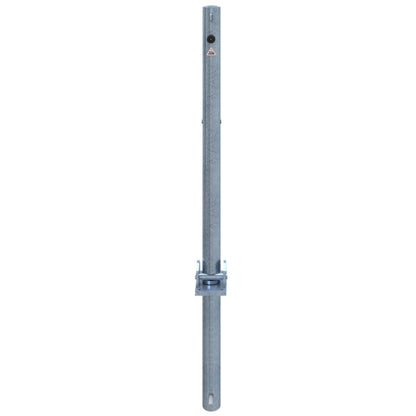 Absperrpfosten Stahlrohr Ø 60 x 2,5 mm umlegbar für Vorhangschloss