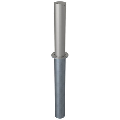 voll-versenkbarer Edelstahlpfosten Ø 154 mm