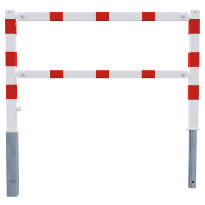 Wegesperren mit Dreikantverschluss schwenkbar mit Ober- und Knieholm