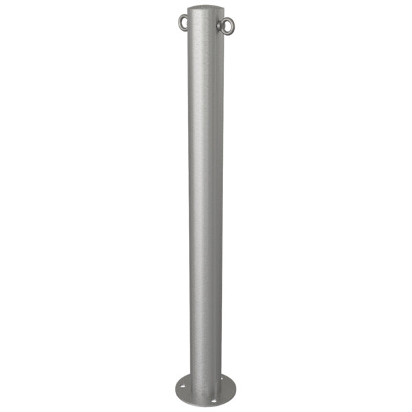 Edelstahlpfosten Ø 76 mm ohne Ziernut