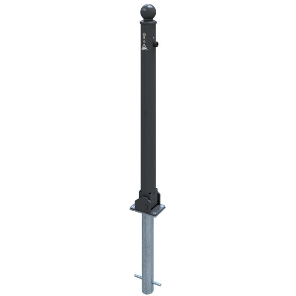 Absperr-Stilpfosten Serie 474B Ø 76 mm