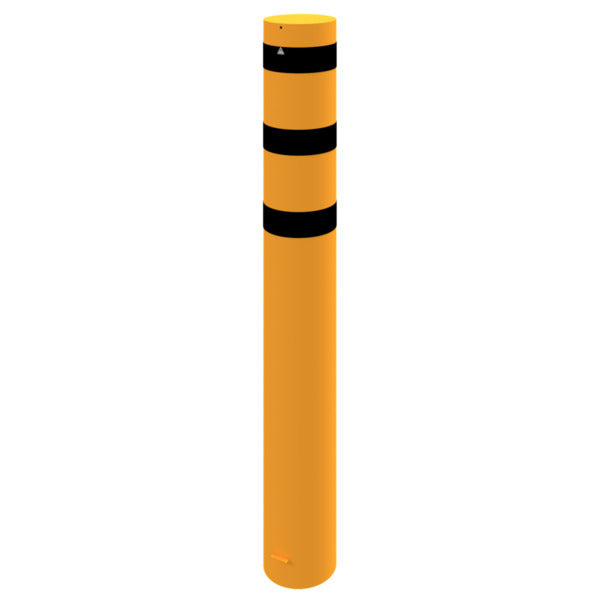 Absperrpoller Stahlrohr Ø 323 x 5 mm gelb / schwarz