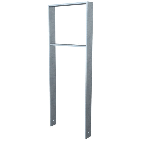 Anlehnbügel aus Flachstahl 80 x 12 mm