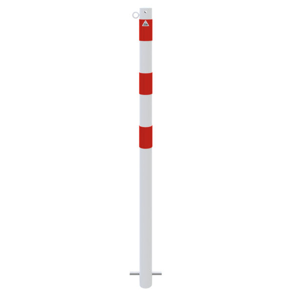 Absperrpfosten Stahlrohr Ø 60 x 2,5 mm ortsfest zum Einbetonieren