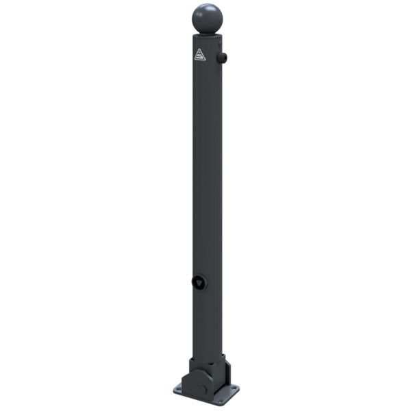 Absperr-Stilpfosten Serie 475B Ø 76 mm