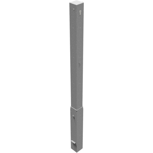 Absperrpfosten 70 x 70 mm herausnehmbar mit Profilzylinderschloss