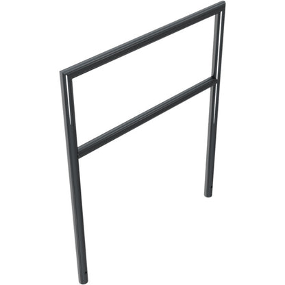 Anlehnbügel aus Stahlrohr Ø 48 x 2,5 mm