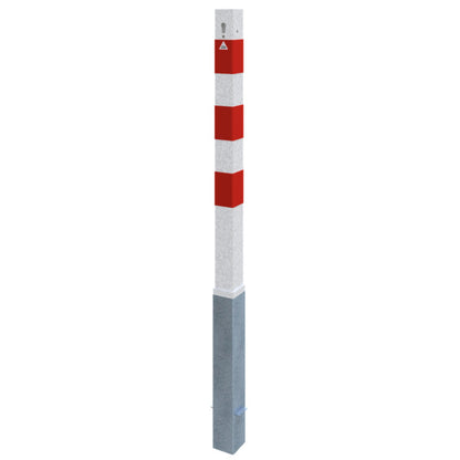 Absperrpfosten 70 x 70 mm herausnehmbar mit Profilzylinderschloss