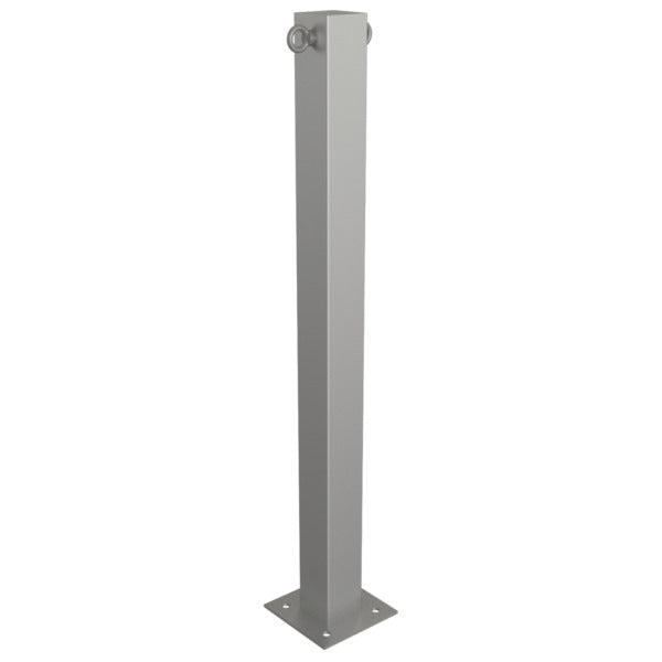 Edelstahlpfosten 70 x 70 mm