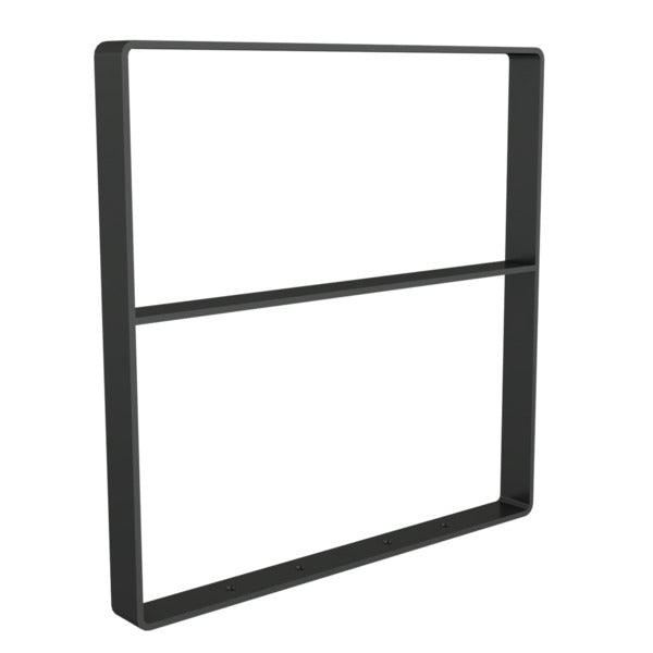 Anlehnbügel aus Flachstahl 70 x 10 mm mit Kantung nach innen