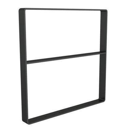 Anlehnbügel aus Flachstahl 70 x 10 mm mit Kantung nach innen