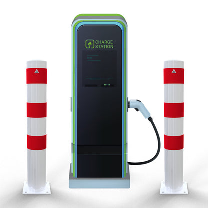 Rammschutzpoller als E-Ladesäulenschutz