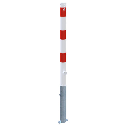 Absperrpfosten Stahlrohr Ø 60 x 2,5 mm herausnehmbar mit Dreikantverschluss