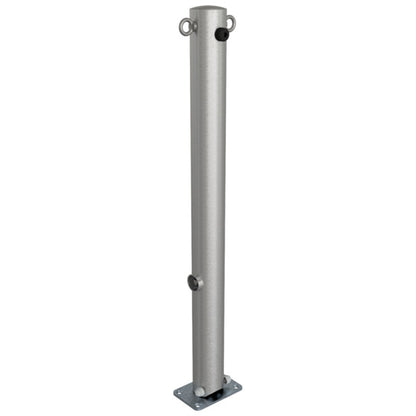 Edelstahlpfosten Ø 76 mm ohne Ziernut