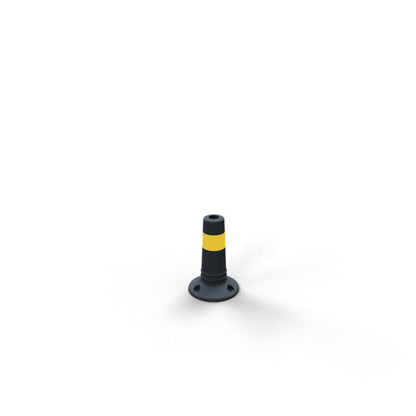 Flexipfosten schwarz / gelb Ø 80 mm